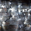 Lyyt Connectable Icicle-Inspired 2m Outdoor 100 Cool White LED String Lights - Pack of 2