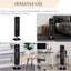 Maplin Plus 2kW Portable Indoor Oscillating Ceramic Tower Space Heater with Adjustable Modes - Black