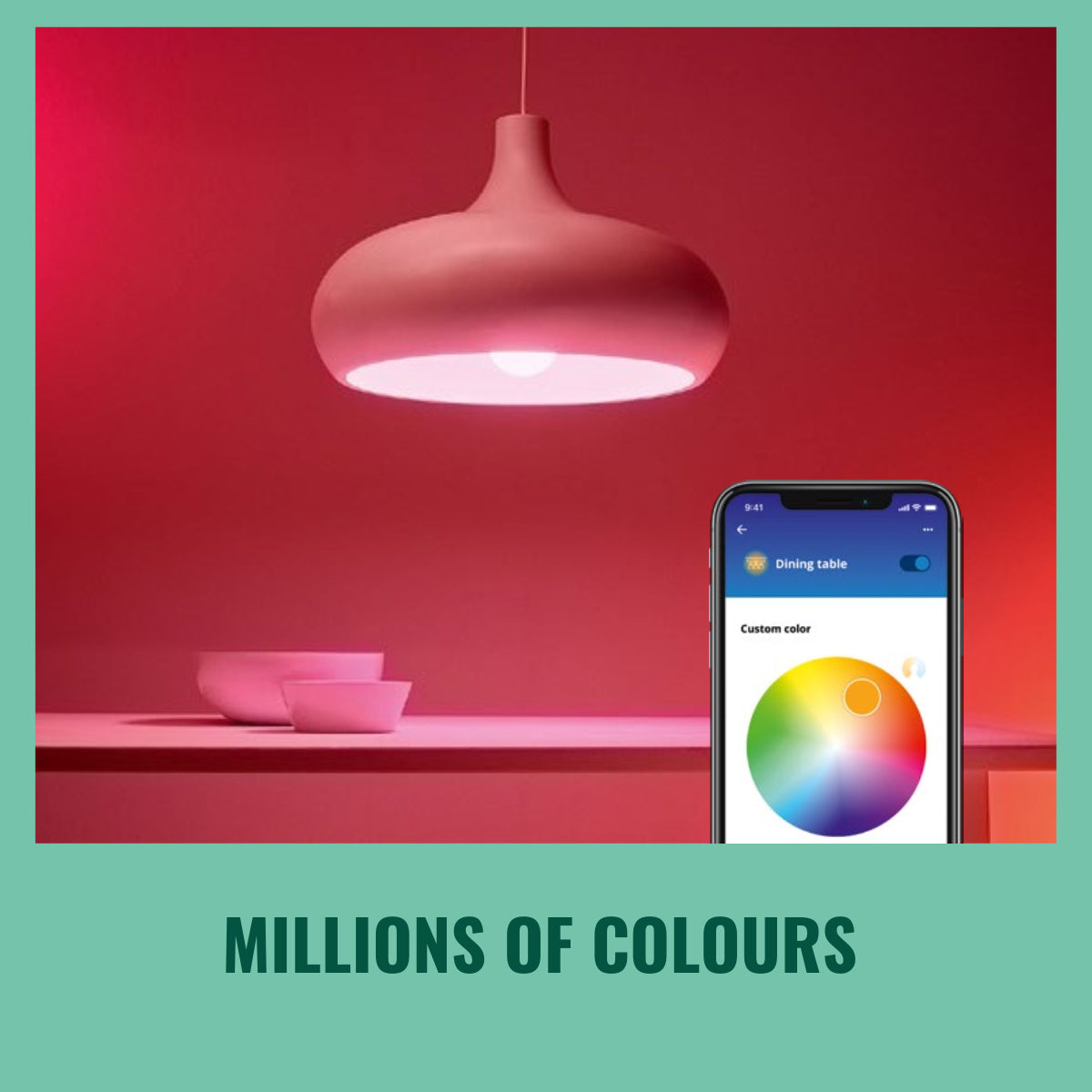 4lite Wiz Connect Dimmable Multicolour WiFi LED Smart Bulb - GU10