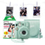 Fujifilm Instax Mini 13 Instant Camera - Lagoon Green Camera + 20 Shot Pack + Case + LED Lights & Pegs
