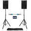 QTX QUEST PA Setup with Stands 10in Driver