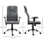 ProperAV Extra Adjustable Mesh Office Chair - Grey - maplin.co.uk