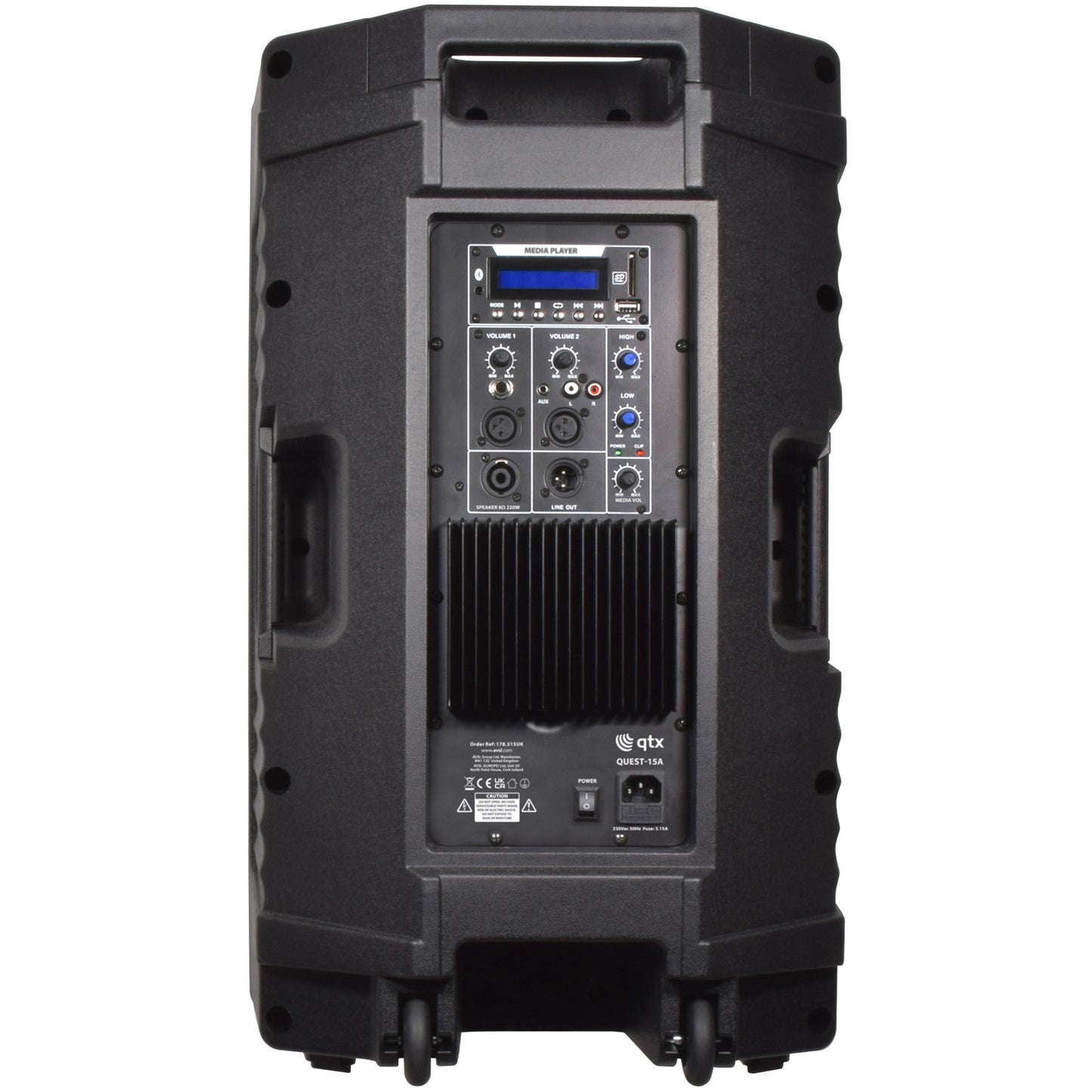 QTX QUEST Peak Active PA Cabinet