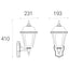 4lite Contemporary IP65 LED Lantern with PIR Sensor