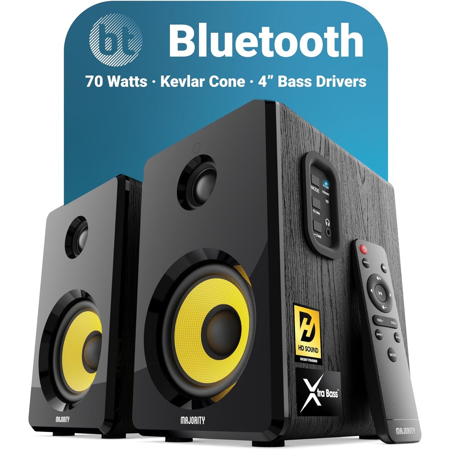 Majority D40X Bookshelf Speakers