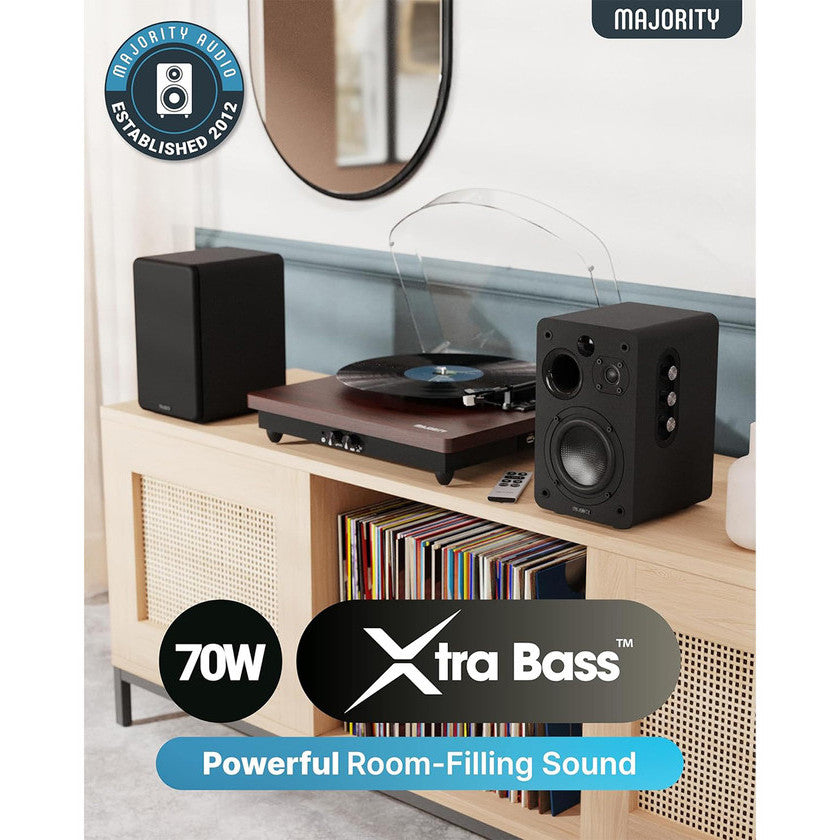 Majority D70X Active Bluetooth Bookshelf Speakers