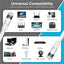 Maplin RJ45 CAT6 UTP Flat Ethernet LAN Cable - White