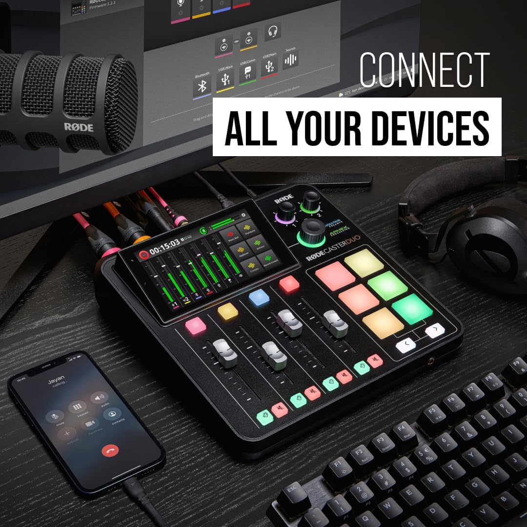RØDECaster Duo Integrated Audio Production Studio