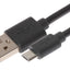 Mevo USB-A to Micro USB-B Cable - Black, 1m - maplin.co.uk