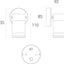 4lite Marinus GU10 Single Direction Outdoor Wall Light without PIR - Anthracite