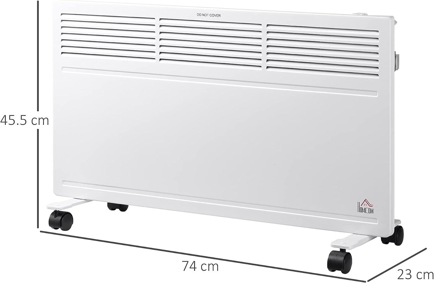 Maplin Plus Freestanding / Wall-Mounted Convector Portable Radiator Heater with Adjustable Thermostat - maplin.co.uk