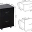 ProperAV Extra 2 Drawer Filing Cabinet Cupboard with Wheels - maplin.co.uk