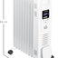 Maplin 2180W Digital 9 Fin Portable Electric Oil Filled Radiator with LED Display, Timer, 3 Heat Settings, Safety Cut-Off & Remote Control - maplin.co.uk