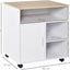 ProperAV Extra Particle Board 4-Compartment Storage Unit with Wheels - maplin.co.uk