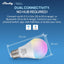 Shelly Duo E27 Gen3 RGBW WiFi & Bluetooth Smart Bulb