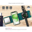 Microdia SNAPPad Visi-TRIO 23W 4-in-1 Foldable Wireless Charging Pad