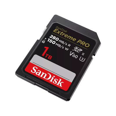 SanDisk 1TB Extreme Pro SDXC Class 10 UHS-II Card 280 MB/s