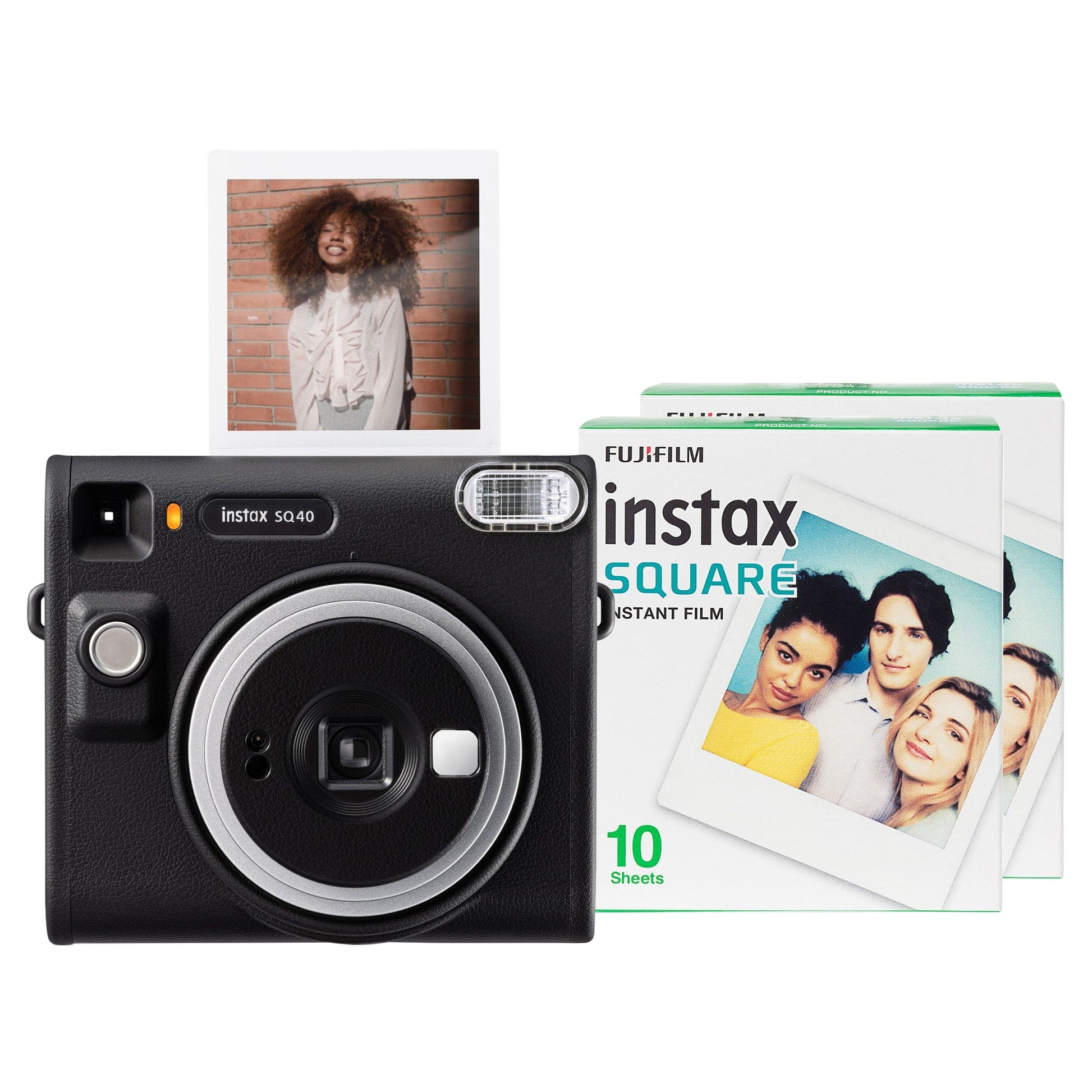 Fujifilm Instax Mini 8 Instant Camera with 10 Shots - Black