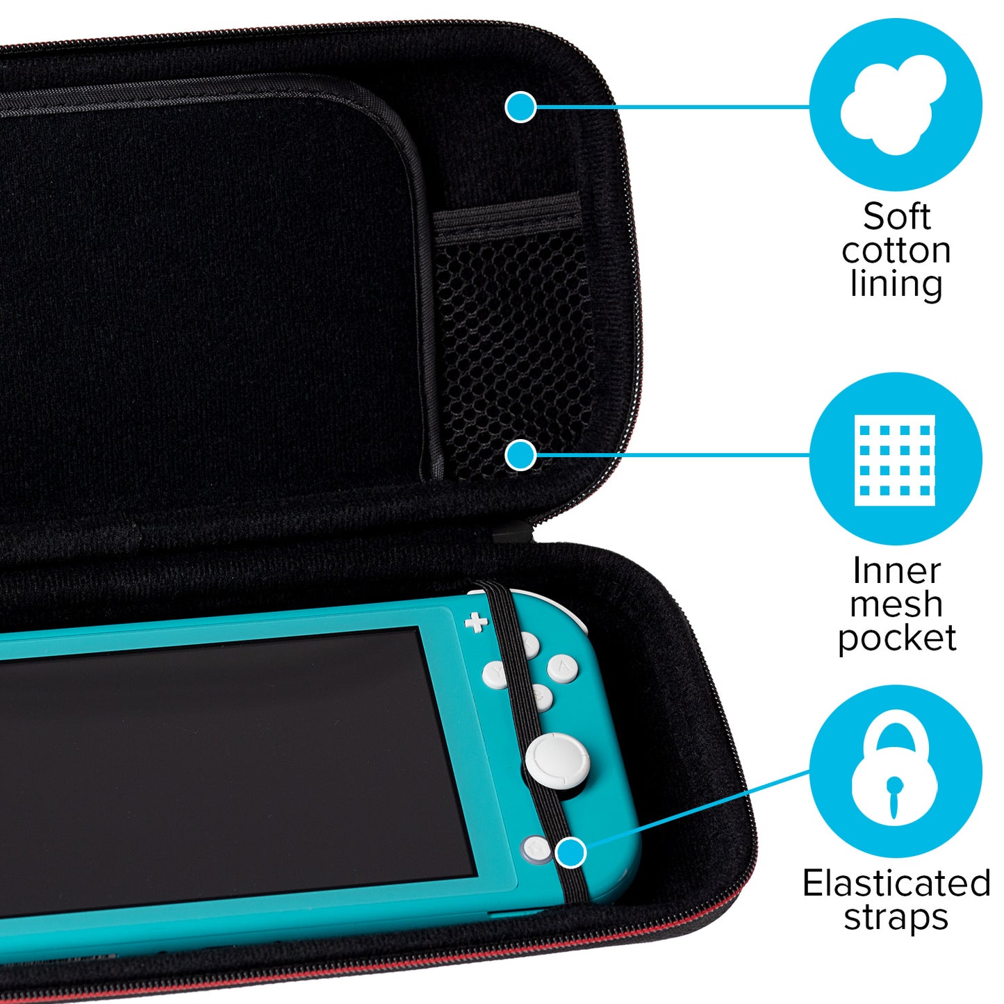 Maplin Hard Case and Cable Kit for Nintendo Switch with Earphones - maplin.co.uk