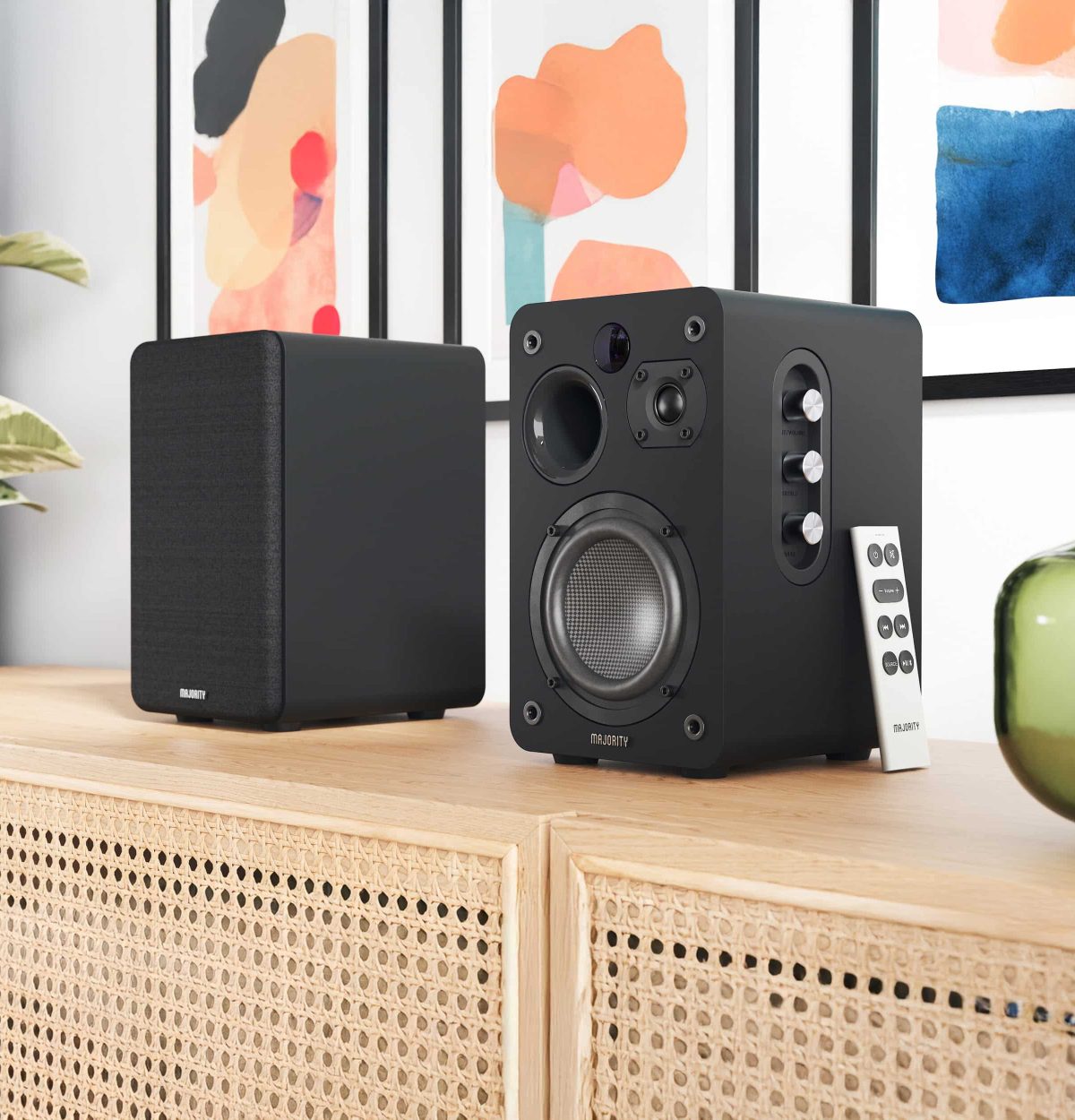 Majority D70X Active Bluetooth Bookshelf Speakers