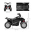 Maplin Plus AIYAPLAY Honda Licensed 6V Electric Ride On Kids Toy ATV Quad Bike with LED Lights & Horn for 1.5-3 Years