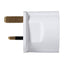 Maplin Schuko Plug to UK Mains Plug Converter 13 Amp Travel Adapter - White