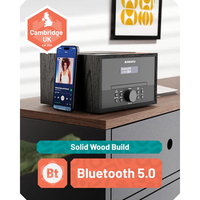 Oakcastle DAB400 DAB & FM Radio Music System