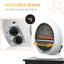Maplin 1500W Freestanding Electric Fireplace Heater with Flame Effect & Rotatable Head - maplin.co.uk