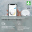 4lite WiZ Connected Dimmable White WiFi LED Smart Bulb - GU10