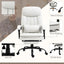ProperAV Extra Ergonomic Adjustable Reclining Office Chair with 6-Point Vibration Massage, Lumbar Heating & Footrest - maplin.co.uk