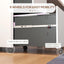 ProperAV Extra Lockable 2-Drawer Vertical Filing Cabinet with Adjustable Hanging Bar - maplin.co.uk