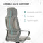 ProperAV Extra Mesh Ergonomic Adjustable Mesh Office Chair with Headrest & Lumbar Support - maplin.co.uk