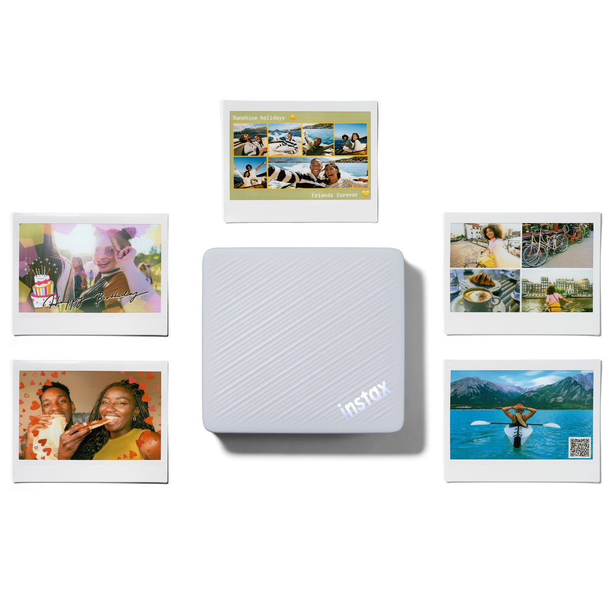 Fujifilm Instax Link Wide 2 Wireless Smartphone Photo Printer - Blue