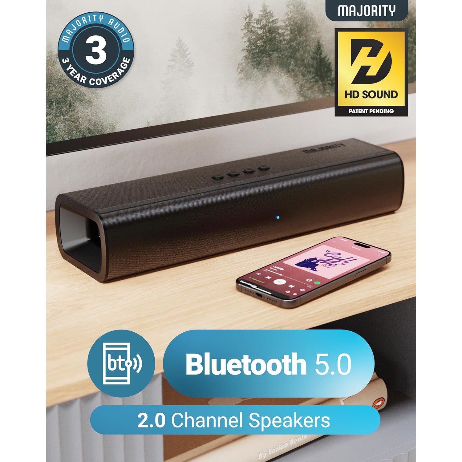 Majority Naga 40 Bluetooth Soundbar