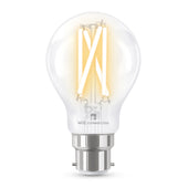 4lite WiZ Connected A60 Filament Clear WiFi LED Smart Bulb Single