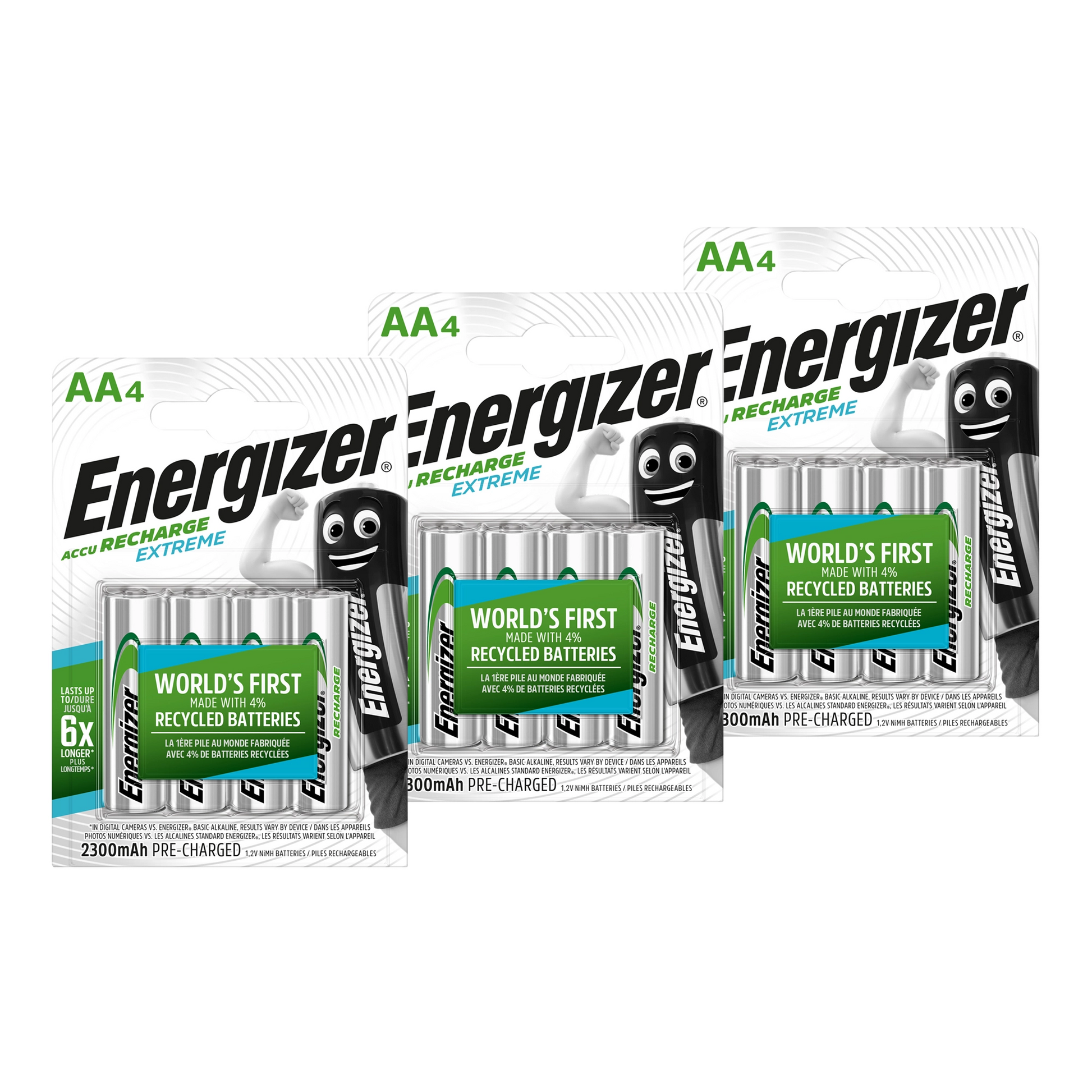 Energizer Recharge Power Plus AA Rechargeable Batteries 2300mAh Energizer Recharge Power Plus AA Rechargeable Batteries 2300mAh