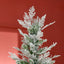 HOMCOM 7ft Pencil Snow Flocked Artificial Christmas Tree with Realistic Cypress Branches - maplin.co.uk