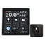 Shelly Wall Display with BLU H&T Temperature & Humidity Sensor Black