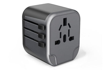 Maplin 2.4A 5V World Wide Travel Adapter Wall Charger with 2x USB-A Ports - maplin.co.uk