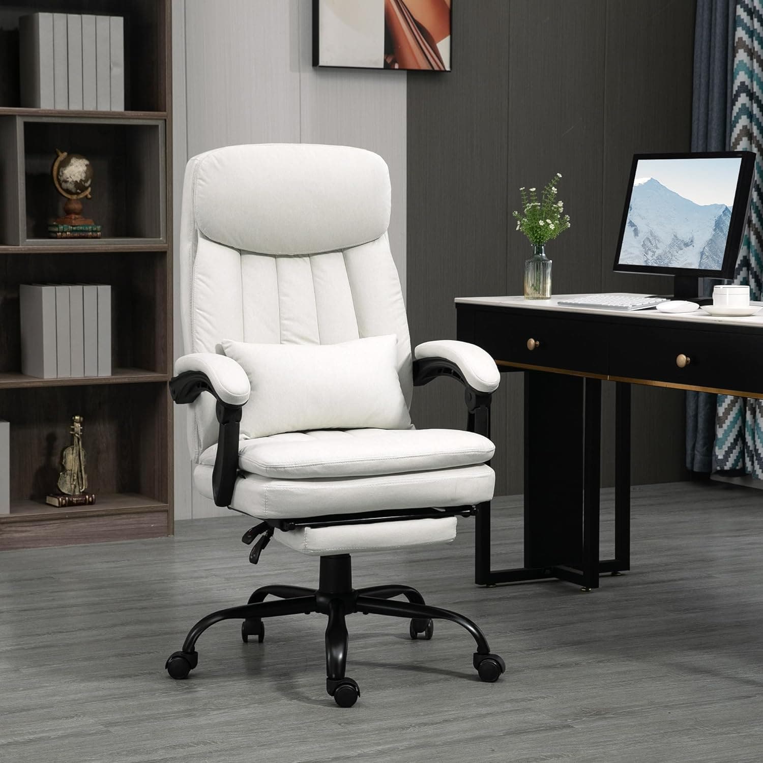 Massage Office Chair With Heat & Vibration - Big & Tall Executive Chair, 400 Lb Capacity, Footrest Massage Office Chair With Heat & Vibration - Big & Tall Executive Chair, 400 Lb Capacity, Footrest