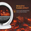 Maplin 1500W Freestanding Electric Fireplace Heater with Flame Effect & Rotatable Head - maplin.co.uk