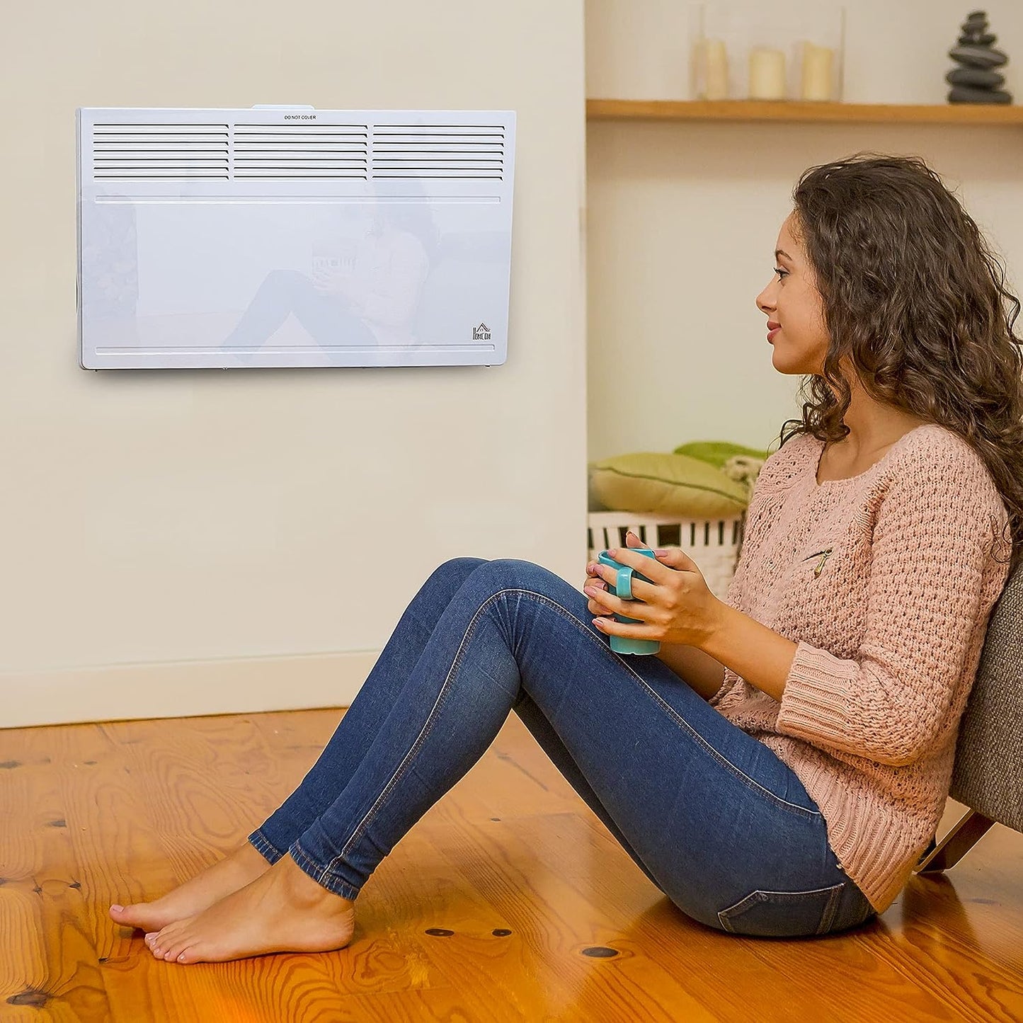 Maplin Plus Freestanding / Wall-Mounted Convector Portable Radiator Heater with Adjustable Thermostat - maplin.co.uk