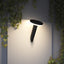 4lite Antheia Solar Slanted IP54 Die-Cast Aluminium LED Outdoor Wall Light with Built in PIR Motion Sensor