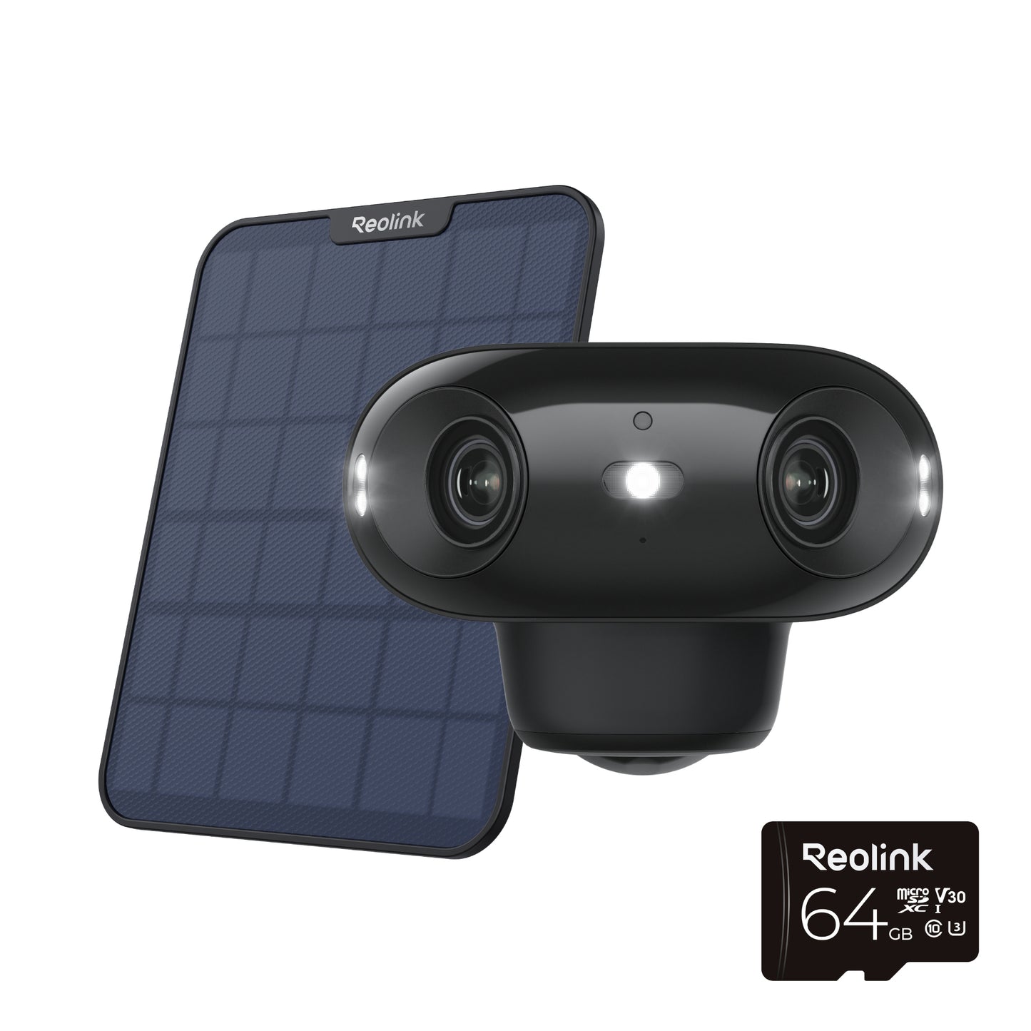 Reolink Argus 4K 8MP 180° Dual-Lens Wireless Security Camera with Solar Panel