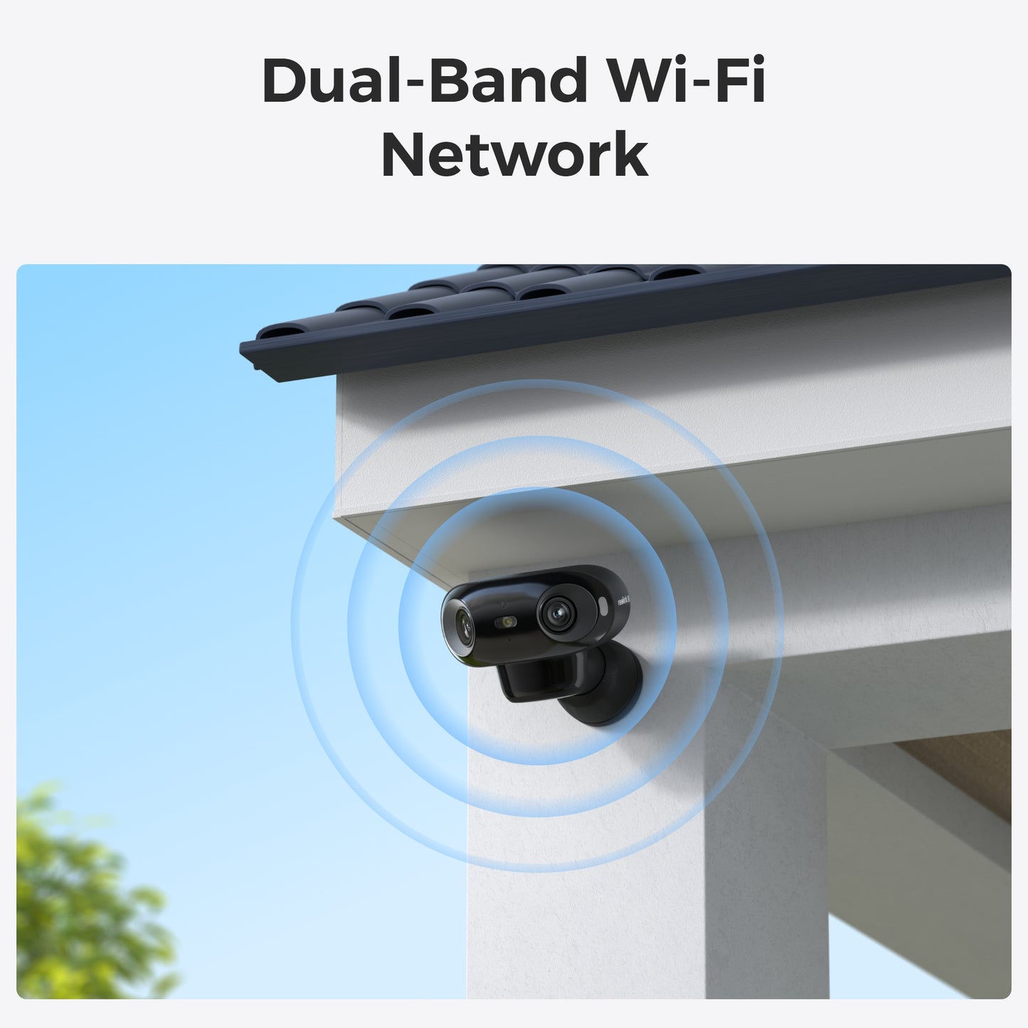 Reolink Argus 4K 8MP 180° Dual-Lens Wireless Security Camera with Solar Panel