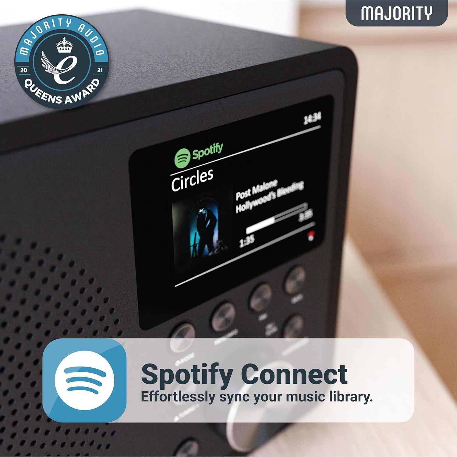 Majority Touro Bluetooth Internet & DAB+ Radio