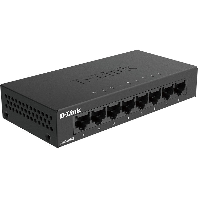 D-Link 8-Port Gigabit Ethernet Metal Housing Unmanaged Switch