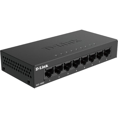 D-Link 8-Port Gigabit Ethernet Metal Housing Unmanaged Switch