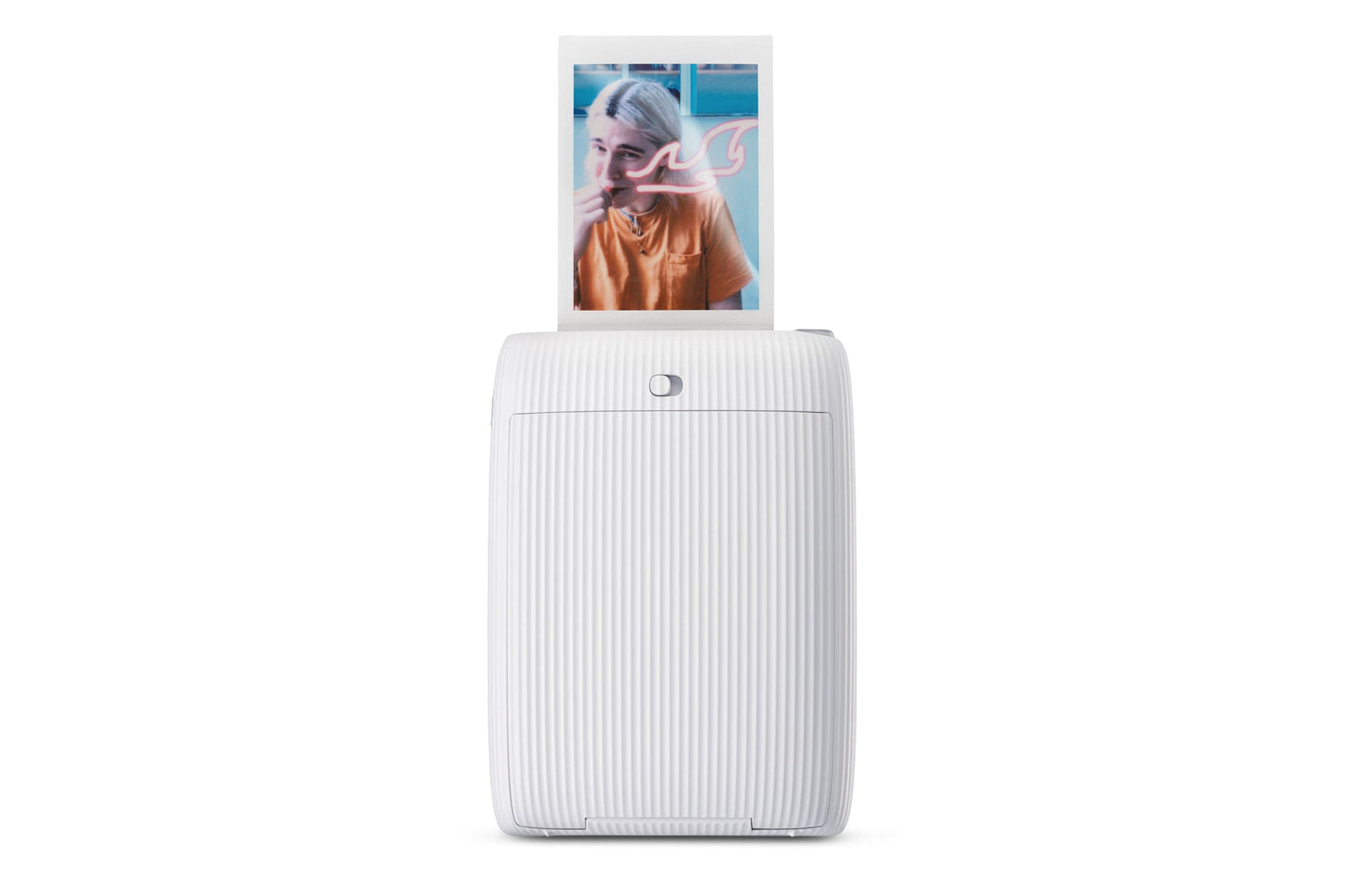Fujifilm Instax PAL Digital Camera with Mini Link 2 Printer Bundle - Clay White