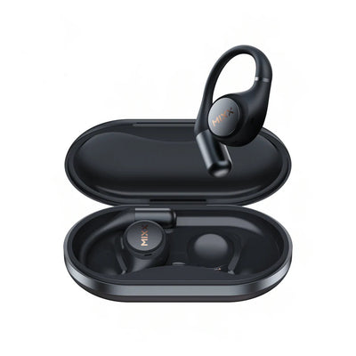 Mixx Streambuds AirFlow Open Ear TWS Sports Earphones - Black